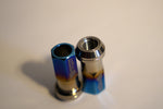GR5 Titanium Wheel Lug Nuts Only – M14x1.5mm – Burned Finish – Lightweight & Corrosion Resistant